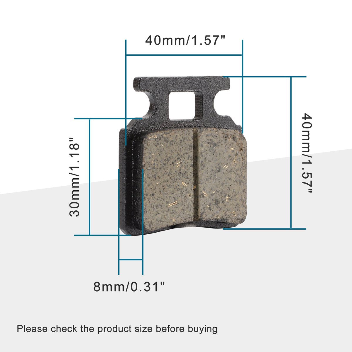 Disc Brake Pads for 50cc-150cc Dirt Pit Bike Chinese ATV Scooter