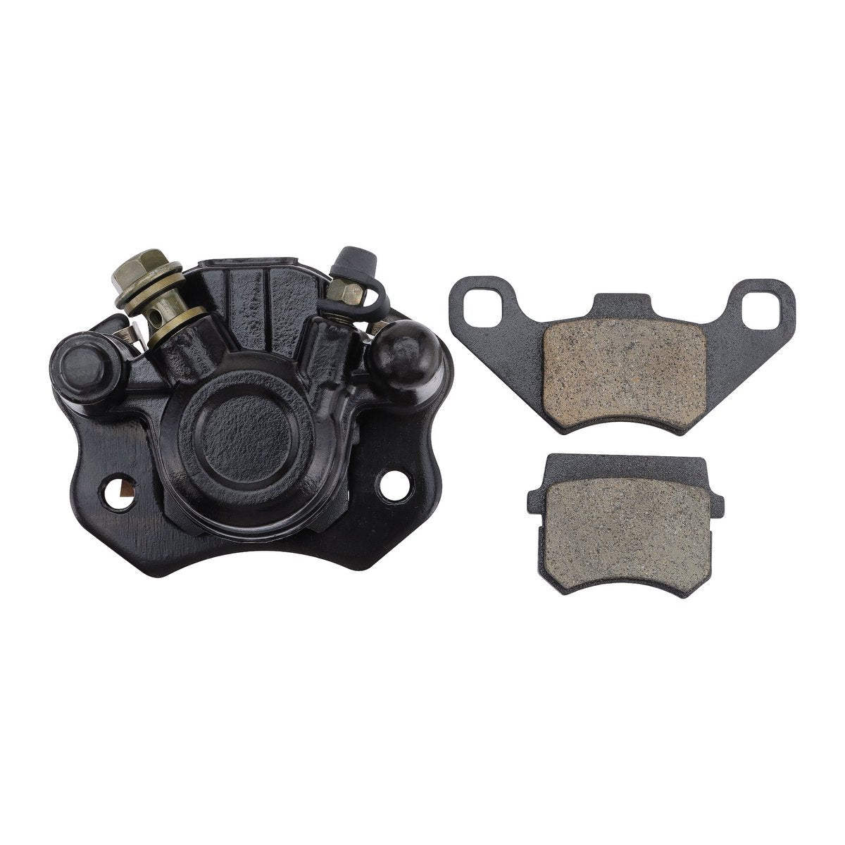 Front Hydraulic Brake Caliper with Pads for 50cc-250cc ATV Go Kart Quad