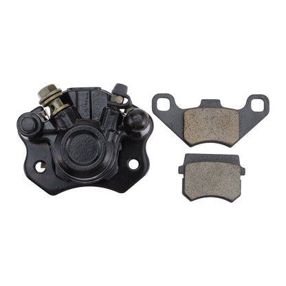 Front Hydraulic Brake Caliper with Pads for 50cc-250cc ATV Go Kart Quad