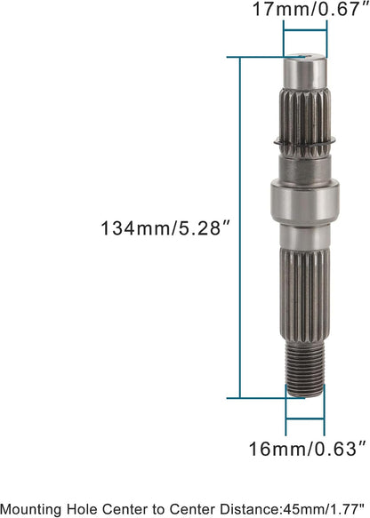Short Transmission Output Shaft for GY6 125cc 150cc ATV Scooter Go Kart
