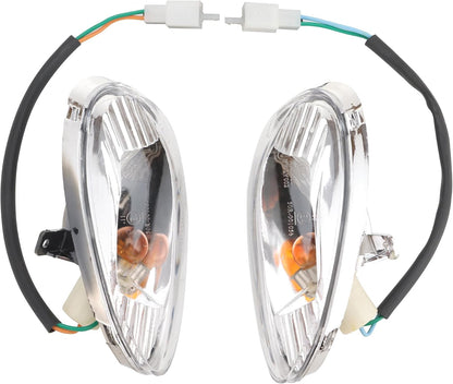Turn Signal Light for GY6 50cc Chinese Scooter Moped - White