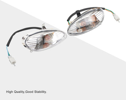 Turn Signal Light for GY6 50cc Chinese Scooter Moped - White
