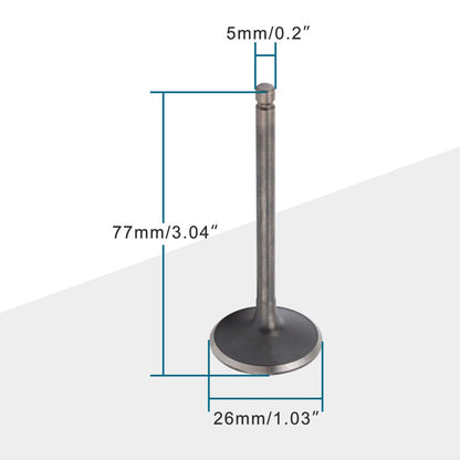 Intake Exhaust Valve Set for Honda CN250 Helix CH250 | 14711-KS4-000 14721-KS4-000