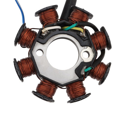 2003–2007 Honda SPACY 100 SCR100 8-Coil 4-Wire Magneto Stator