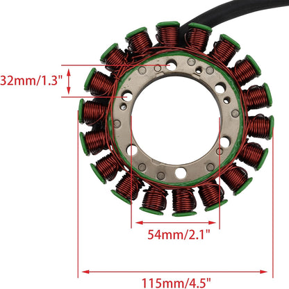 2006–2014 Honda TRX680 FourTrax Rincon 18-Coil 5-Wire Stator 31120-HN8-A62