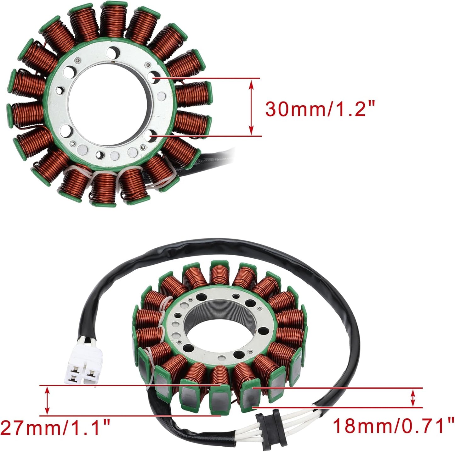 2012–2017 Kawasaki ER-6N Ninja 650 Vulcan S Z650 18-Coil Stator 21003-0164