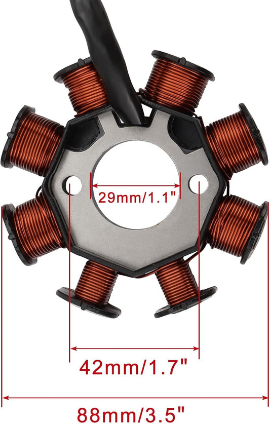 2004–2015 KYMCO Vitality People S Agility VP50 8-Spulen 3-adriger Stator