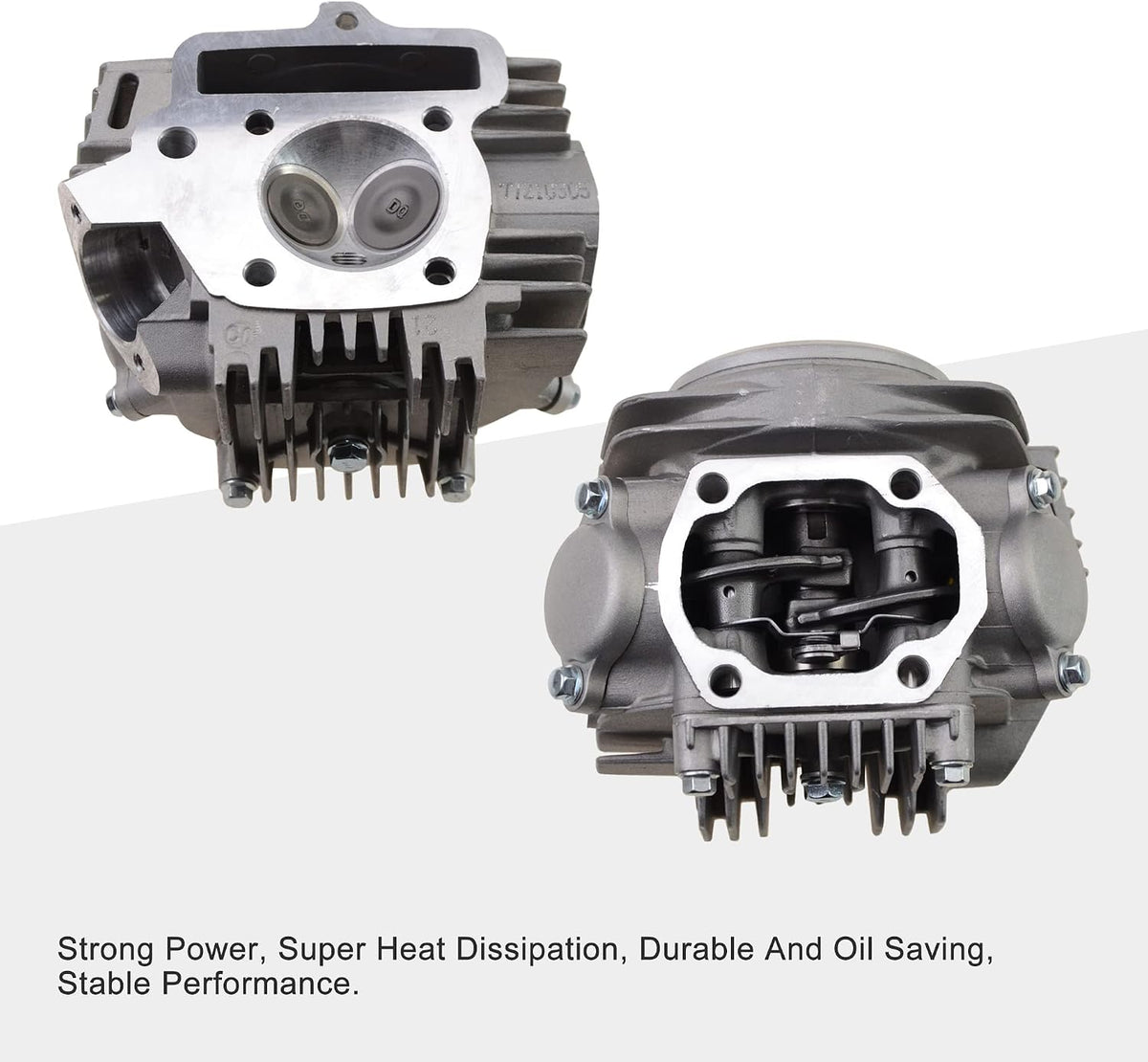 52.4mm Complete Cylinder Head for Lifan 125cc Horizontal Engine | 32T Cam