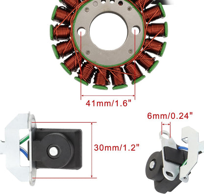 Loncin LC172MM LC170MM 250cc 18-Coil 5-Wire Stator for Jinling JLA-21B