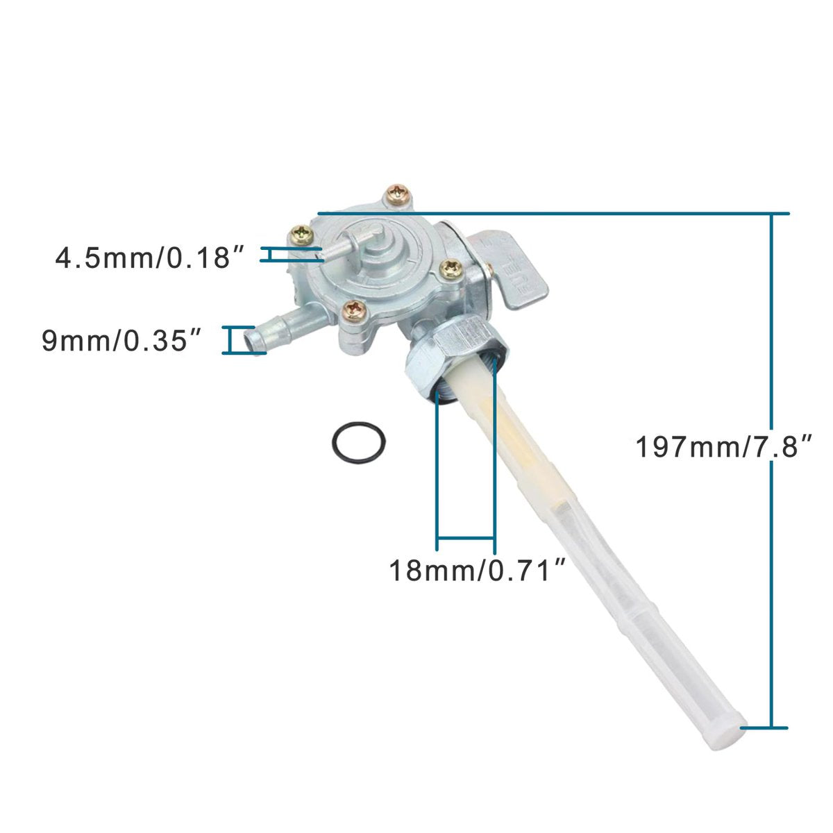 M18×1 Fuel Petcock Valve for Select CB400 CB750 Motorcycles