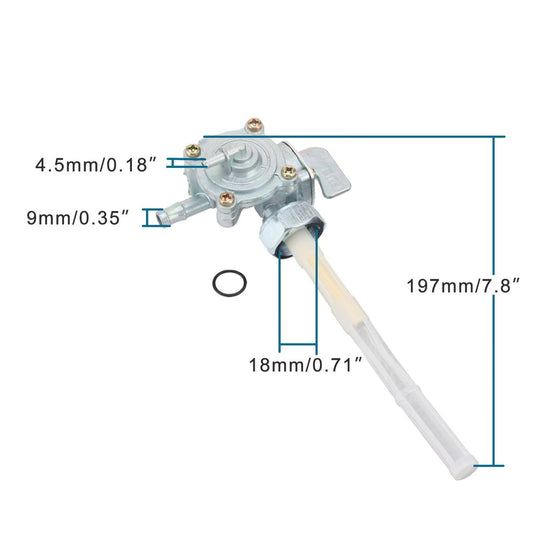 M18×1 Fuel Petcock Valve for Select CB400 CB750 Motorcycles