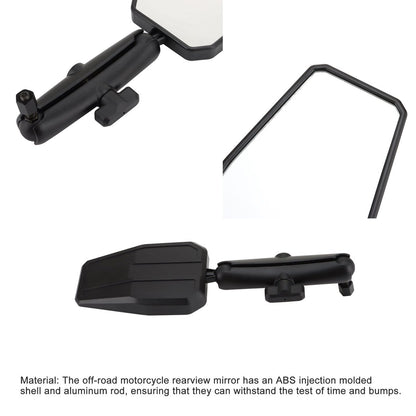 M8/M10 Side View Mirrors for Motorcycle ATV with Adapters