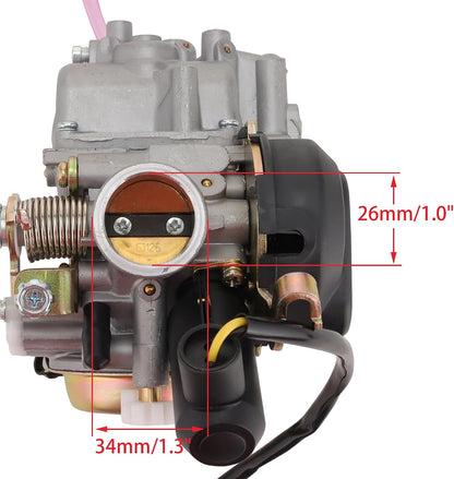 PD26JY-4 26mm Carburetor for Yamaha Majesty 125 YP125 5CA 4-Stroke