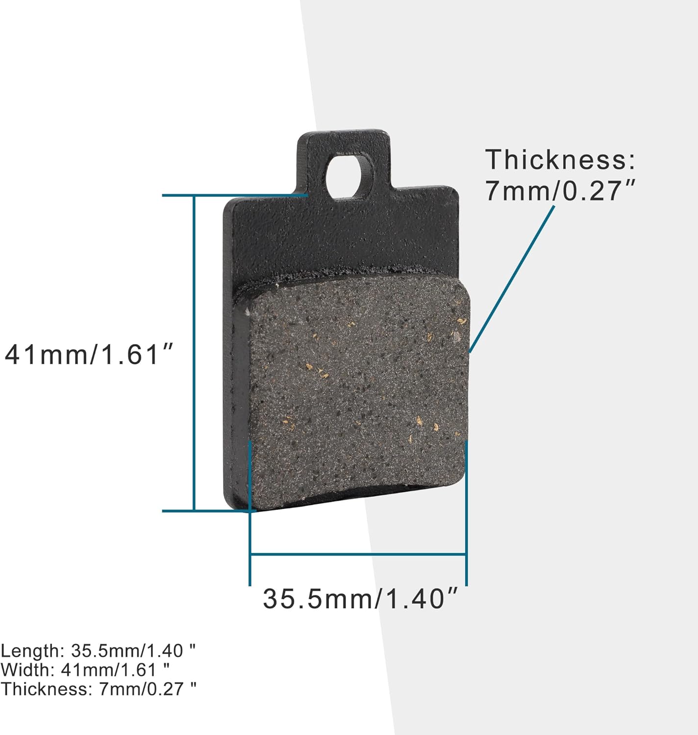 Rear Disc Brake Pad Set for 50cc-125cc TaoTao SunL ATV Go Kart