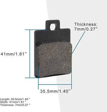 Rear Disc Brake Pad Set for 50cc-125cc TaoTao SunL ATV Go Kart