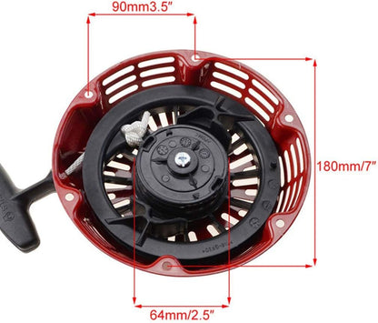 Recoil Pull Starter for GX240 GX270 173F 177F Engine