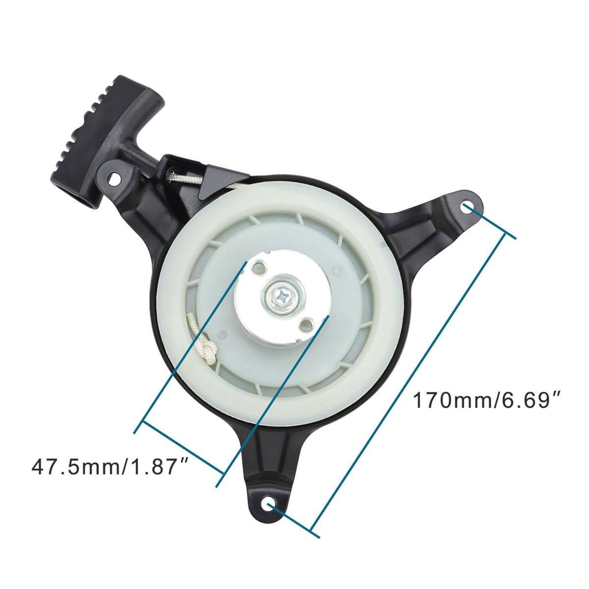 Recoil Pull Starter for GXV140 GXV160 1P61P0 Lawn Mower Engine