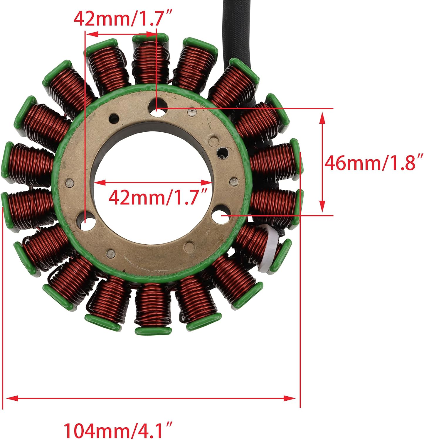 2018–2021 Sea-Doo GTI GTX GTR RXP RXT WAKE 18-Coil 3-Wire Stator 420889728