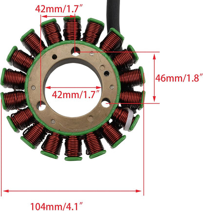 2018–2021 Sea-Doo GTI GTX GTR RXP RXT WAKE 18-Coil 3-Wire Stator 420889728