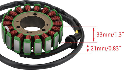 2018–2021 Sea-Doo GTI GTX GTR RXP RXT WAKE 18-Coil 3-Wire Stator 420889728