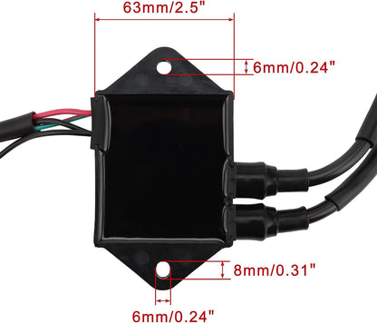 CDI Unit for Suzuki 9.9HP 15HP Outboard | 32900-93901 32900-93902