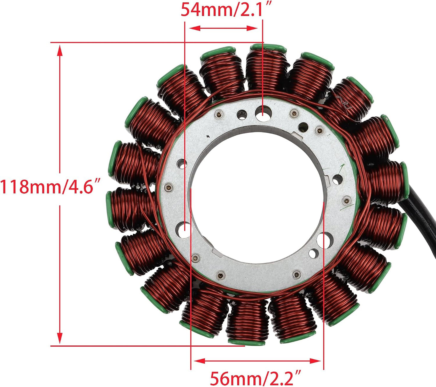 2002–2012 Suzuki DL1000 V-Strom 18-Coil 5-Wire Stator 32101-06G11