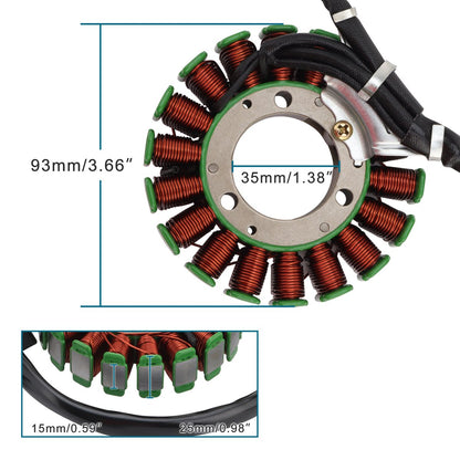 2012–2020 Suzuki GZ150 GZ150-A EN150 GSR150i 18-Coil 5-Wire Stator Magneto