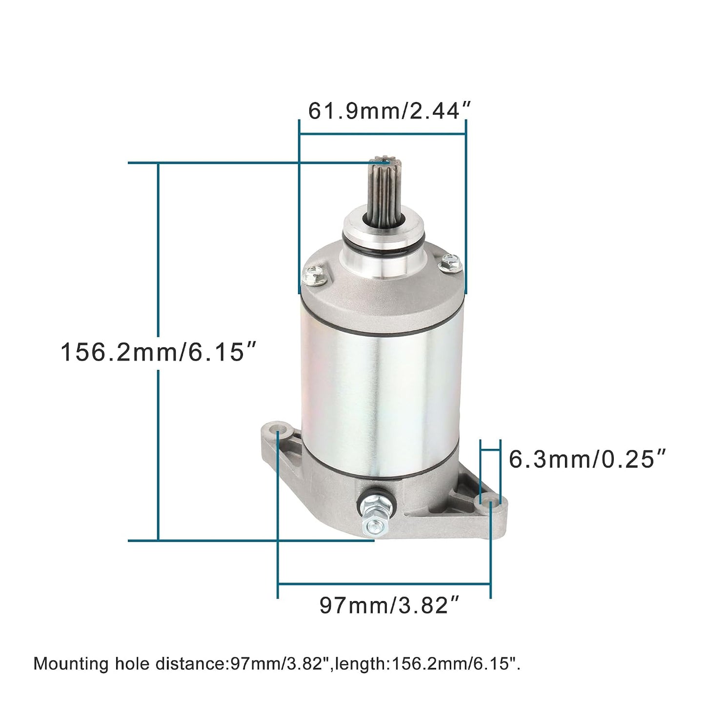 Starter Motor for Suzuki KingQuad 300 LT-F300F 1999–2004 | 31100-19B00
