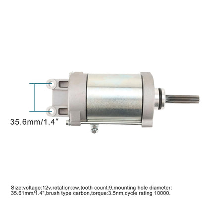 Starter Motor for Suzuki KingQuad 700 750 2005–2009 | 31100-31G00