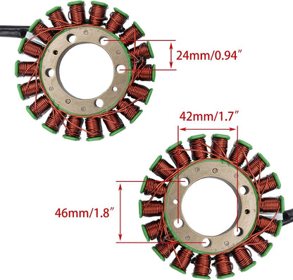 1988–2005 Suzuki LT-F250 LT-F300 King Quad Arctic Cat 18-Coil Stator
