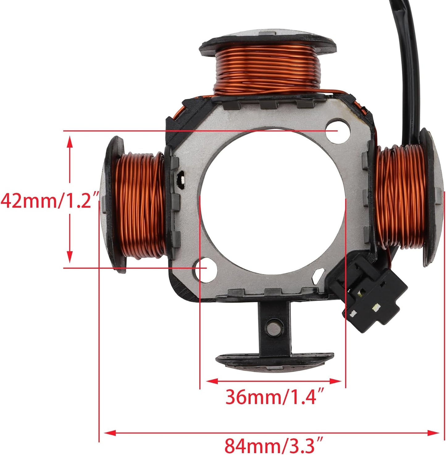 2006–2018 Suzuki LTZ50 QuadSport Z50 3-Coil 2-Wire Stator 32101-43G00
