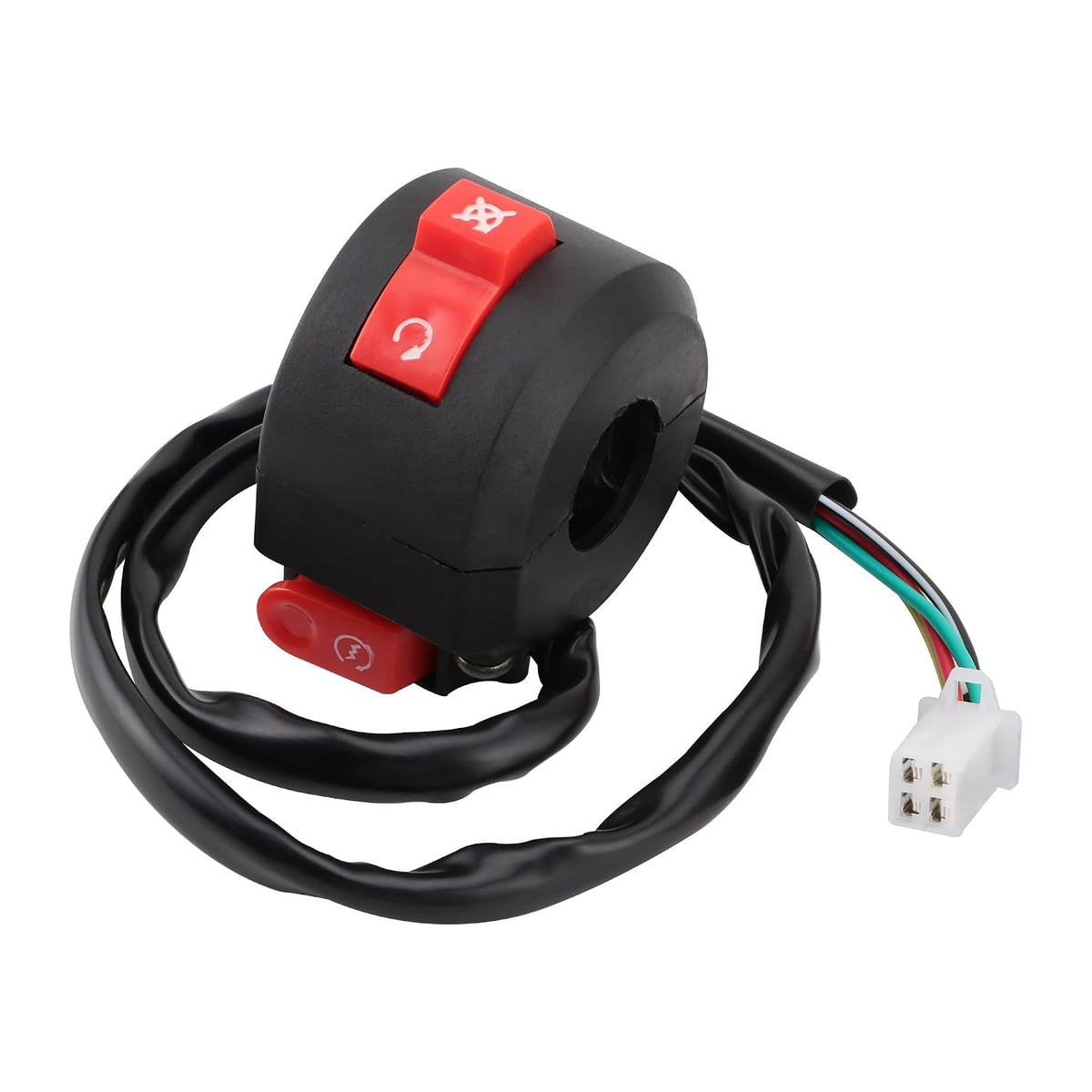 4-Wire Start Kill Switch for Taotao 50cc–125cc ATV 22mm Handlebar
