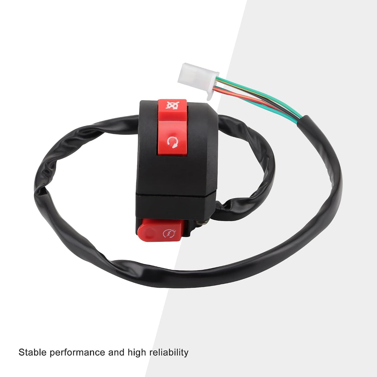 4-Wire Start Kill Switch for Taotao 50cc–125cc ATV 22mm Handlebar