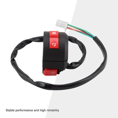 4-Wire Start Kill Switch for Taotao 50cc–125cc ATV 22mm Handlebar