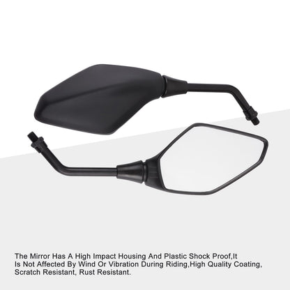 Universal M10 Side View Mirrors with M8 Adapters – 2 Pack (058 Type)