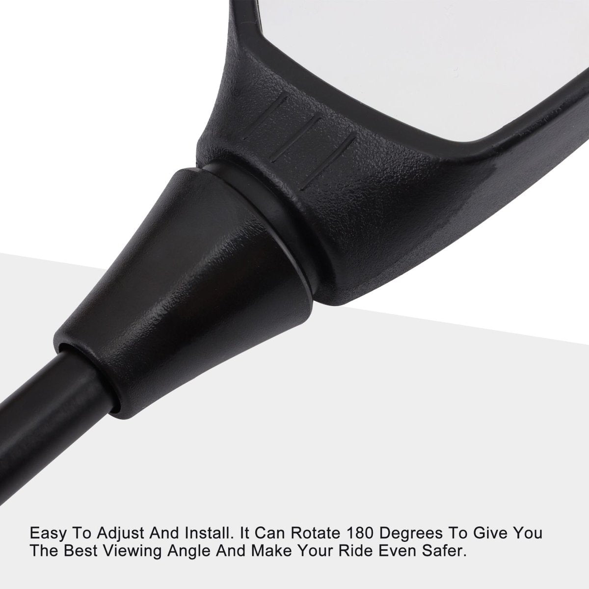 Universal M10 Side View Mirrors with M8 Adapters – 2 Pack (058 Type)