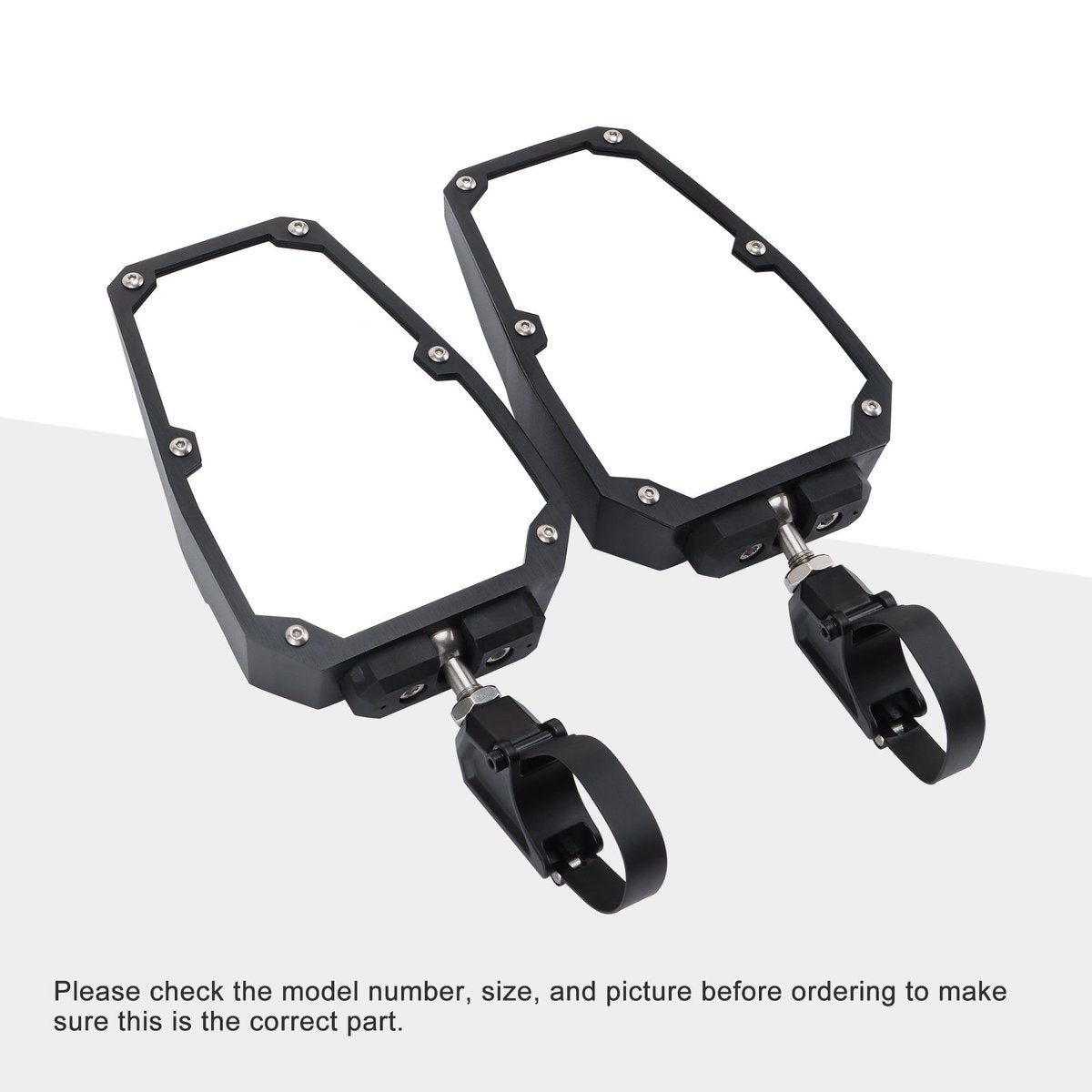 UTV Side View Mirrors with Clamps for RZR 900 1000 X3 Pioneer