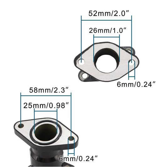Intake Manifold for Yamaha Breeze 125 Grizzly 125 | 3FA-13586-00