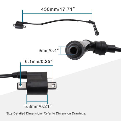 Ignition Coil for Yamaha Raptor 660R YFM660R 2001–2005