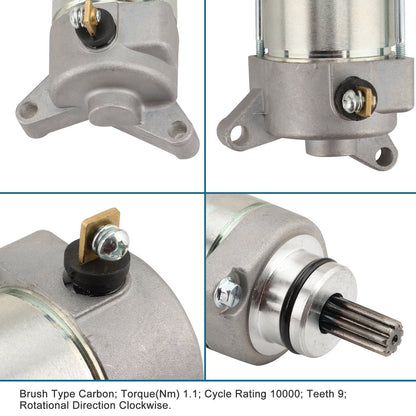 9-Tooth Starter Motor for Yamaha WR450F 2007–2014 5TJ-81890-30