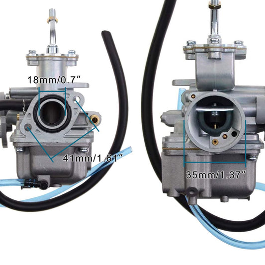 18mm Carburetor with Fuel Tube for Yamaha YFM80 Moto-4 Badger Raptor Grizzly 80