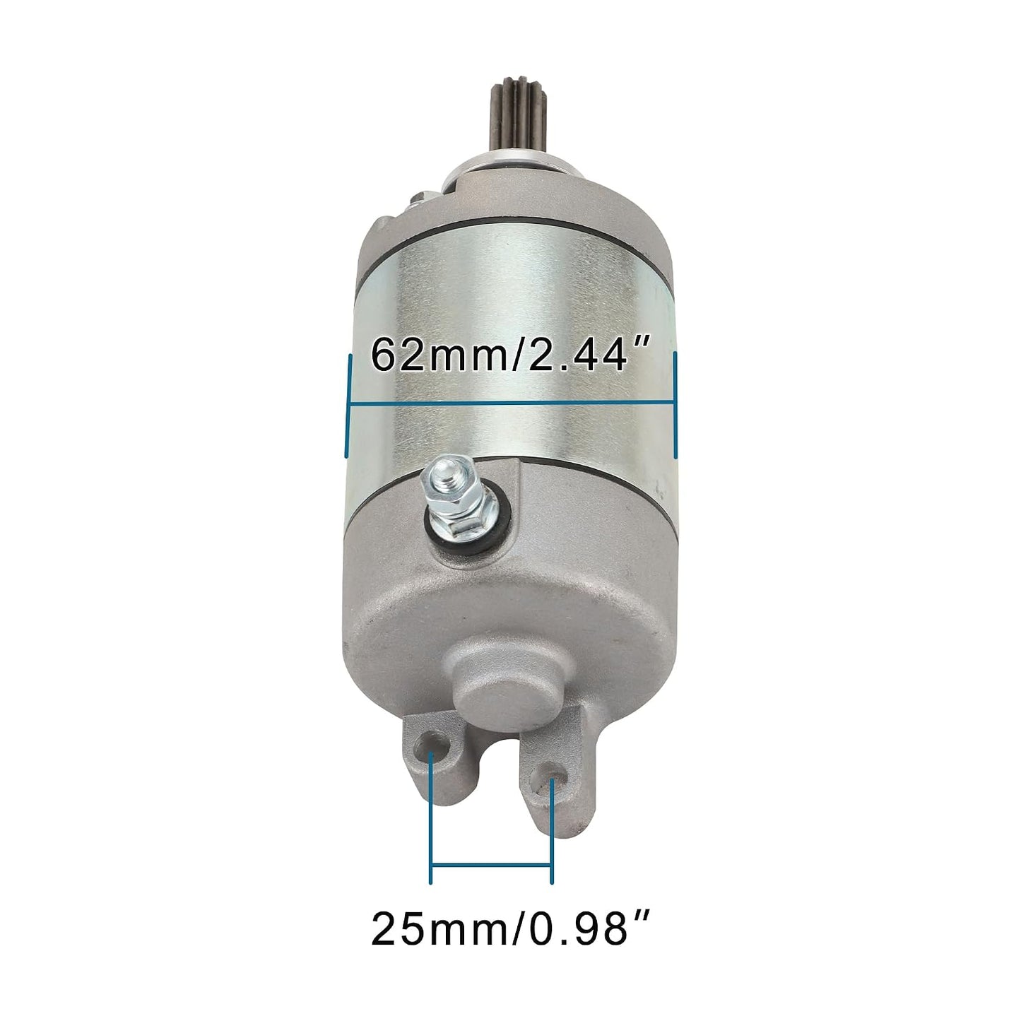9T 12V Starter Motor for Yamaha YZF-R6 2006–2024 FZ6R 2009–2017