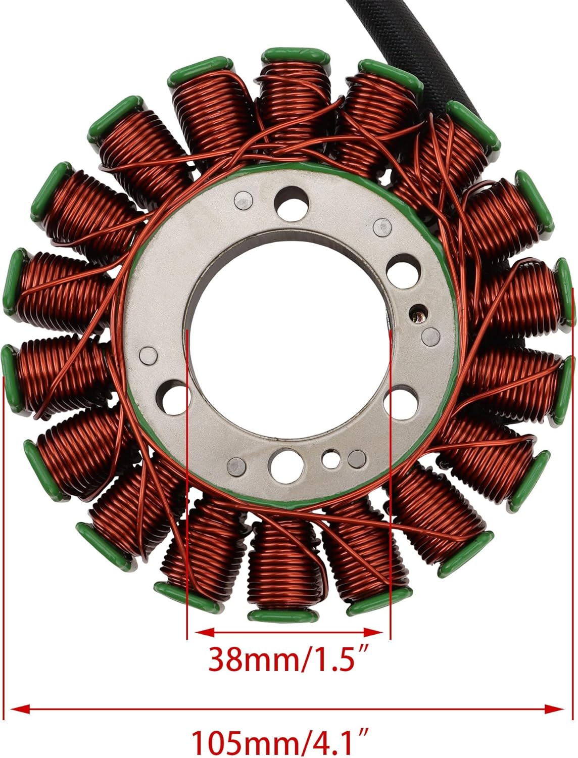 2003–2009 Yamaha YZF-R6 R6S 18-Coil 3-Wire Stator 5SL-81410-00