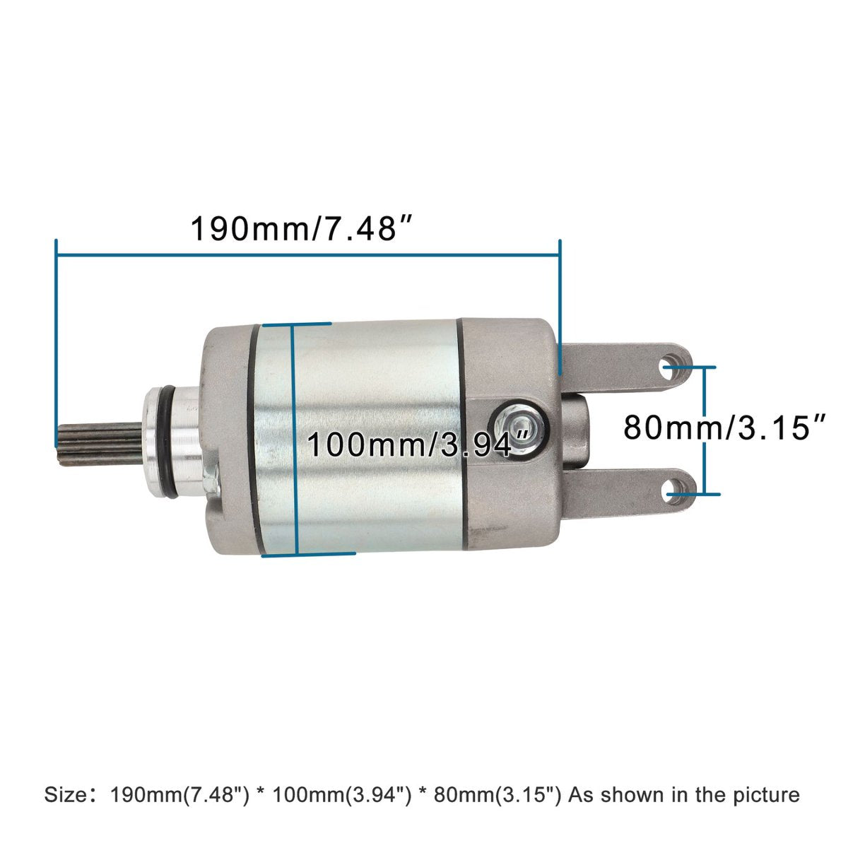 9-Tooth Starter Motor for Yamaha YZF-R6 R6S FZ6 5EB-81890-00