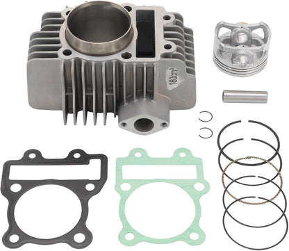 Complete Cylinder Head with 60mm Piston Kit for YX160 160cc Pit Bike