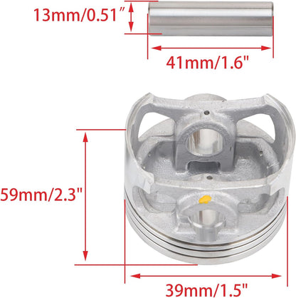 Complete Cylinder Head with 60mm Piston Kit for YX160 160cc Pit Bike